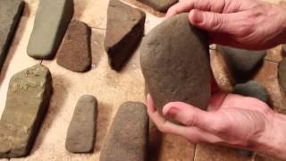 Indian stone tools Indian artifacts how to identify ancient stone tools axes pecking and grinding [upl. by Cotter]