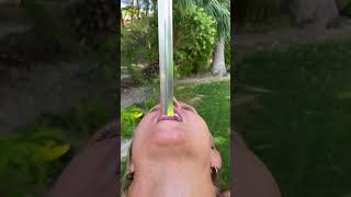 Sword swallowing secret exposed 😮 [upl. by Rebah422]