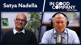 Satya Nadella  CEO of Microsoft  In Good Company  Podcast  Norges Bank Investment Management [upl. by Angelle]