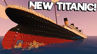 The BEST Titanic Sinking Ship Ive Ever Seen  Stormworks Build and Rescue Gameplay [upl. by Roxane232]