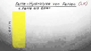 Hydrolyse von Fetten LK  Chemie  Organische Chemie [upl. by Elohcim]