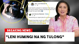 LENI ROBREDO HUMINGI NA NG TULONG NAGA BINAYO NG BAGYONG KRISTINE [upl. by Yelha]