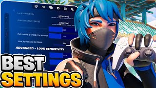 The BEST Fortnite Settings For Chapter 6 Controller [upl. by Ynoyrb662]