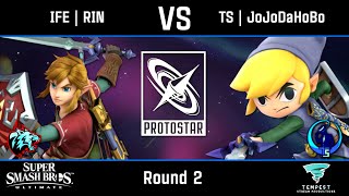 IFE  RIN Link vs TS  JoJoDaHoBo Toon Link  Ultimate Round 2  Protostar 48 [upl. by Eardna]