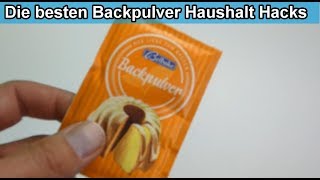 Die besten Backpulver Hacks amp Tipps für den Haushalt  Natron Reinigungs Tricks amp Lifehacks im Haus [upl. by Iblehs16]