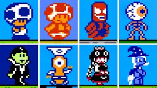 Evolution of Toads Sprites in Super Mario Bros 2 NES Hacks [upl. by Eissirk922]