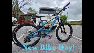 NEW BIKE DAY   NBD at Mountain Creek Bike Park  YT Industries Capra 4  Ohlins Airfork and Coil [upl. by Erlina]