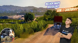 MELHOR MAPA BR GRATUITO PARA ETS2 15111S [upl. by Elyod]