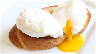 How To Perfectly Poach Eggs  Poached Eggs Recipe [upl. by Elwaine]