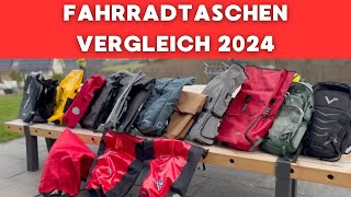 FAHRRADTASCHEN Vergleich 2024  14 NEUE amp ALTE Modelle 3 in 1 2 in 1 Rucksack amp innovative Taschen [upl. by Naiviv]