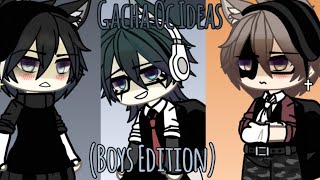 Gacha life OcOutfit Ideas  Boys Edition  Give Credits if You use  READ DESC [upl. by Heid]