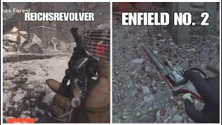 New Weapons Reichsrevolver and Enfield No 2 COD WW2 [upl. by Horten]