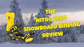 The 2024 Nitro Zero Snowboard Binding Review [upl. by Rehtaeh]