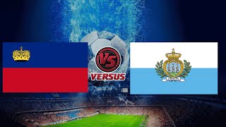 LIECHTENSTEIN vs SAN MARINO  UEFA NATIONS LEAGUE 202425 [upl. by Maurilia]