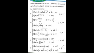 dérivation et étude des fonctions 2 bac SM Ex 6 et 7 et 8 page 147 Almoufid [upl. by Greerson]