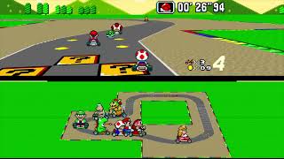 Super Mario Kart Hack Limited 9  in HD 169  SNES  bsnes [upl. by Shipman]