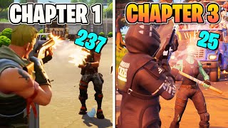 Evolution of Fortnite Shotguns Chapter 1  3 [upl. by Hank700]