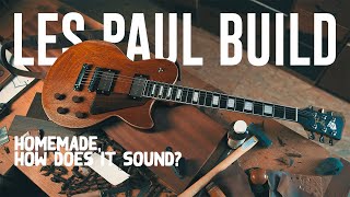 I HAD to build a Les Paul style guitar after the Electric Shelf 335  Guitar Making ASMR [upl. by Crispen]