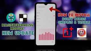 How to Install New Dolby Atmos OnePlus 8 Visible Magisk Module Android 9 [upl. by Mani509]