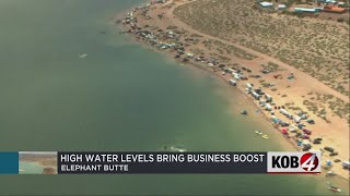 High water levels bring business boost to Elephant Butte [upl. by Houser]