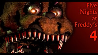 Five Nights at Freddys 4 Full Playthrough Nights 16 Minigames Endings Extras  No Deaths NEW [upl. by Hteik208]