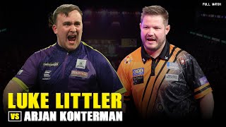 Luke Littler Vs Arjan Konterman FULL MATCH  Winmau World Masters 2022 [upl. by Akeme880]