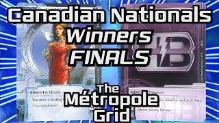 Netrunner Canadian Nationals 2016 Winners Bracket  Finals [upl. by Heiskell]