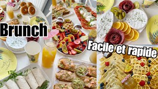 BRUNCH FACILE DÉLICIEUX ET RAPIDE  ASTUCES ORGANISATION BRUNCH RAPIDE [upl. by Bassett]