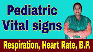 Pediatric Vital Signs  Vital Signs Range Upto 12 Yr  Respiration  Heart Rate  Blood Pressure [upl. by Zweig]