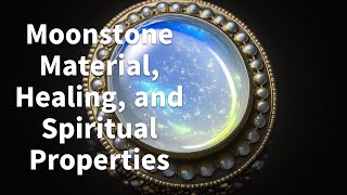 Moonstone Material Healing and Spiritual Properties [upl. by Buchalter]