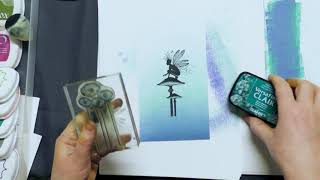 A Lavinia Stamps quotDemoaDayquot Tutorial featuring the fairy Oona [upl. by Orban]