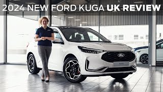 NEW  UK 2024 Ford Kuga REVIEW [upl. by Ahsertal754]