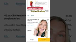 McDonald’s Fast Food Hacks on the App for Families  Fast Food for Cheap [upl. by Astra]