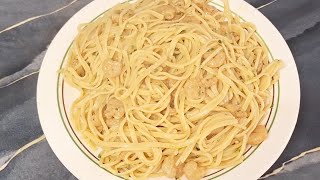 Easy Spaghetti Aglio e Olio with Shrimp [upl. by Nelan]