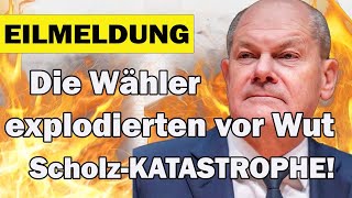 🔥 ScholzKATASTROPHE Die Wähler explodierten vor Wut die SPD verlor komplett [upl. by Edeline]