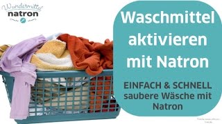 Sag dreckiger Wäsche ade  Mit Natron Waschmittel aktivieren [upl. by Amsed]