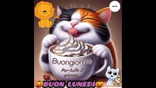 Buongiorno buon lunedì 🥐🧃🍮🥣🤗❤️❤️🤗🌹🌹rosanera123S 🌹🌹 [upl. by Colombi]