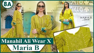 Maria B Customer Stitching 8A Dress Design Beautiful Sleeves Desginusmanfashion mariab charizma [upl. by Sallad]