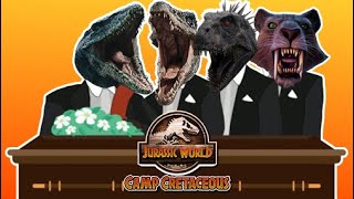 Jurassic World Camp Cretaceous Seasons 14  Coffin Dance Meme Song Cover [upl. by Notsud145]