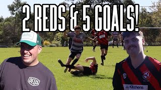 2 RED CARDS MULTIPLE PENALTIES amp DISALLOWED GOALS  AUSTRALIAN SUNDAY LEAGUE 🇦🇺  REDBACKS VS CBRK [upl. by Eivla]