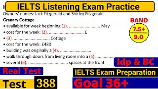 IELTS Listening Practice Test 2023 with Answers Real Exam  388 [upl. by Billye865]