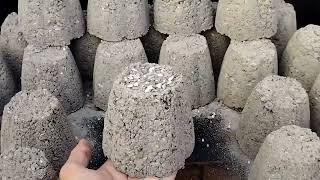 ASMR White Grainy Sand Cement Floor Crumbling Oddly Satisfying ASMR sounds crumbling [upl. by Obnukotalo129]