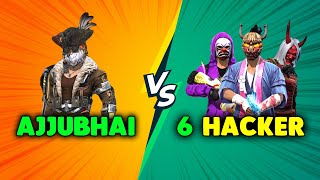 6 Hacker Pro Player vs Ajjubhai Best Clash Squad Gameplay  Garena Free Fire  Total Gaming [upl. by Fan]