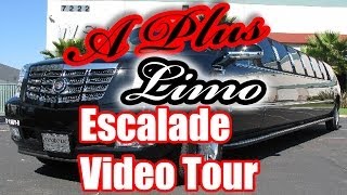 Cadillac Escalade Limo  Limo Service San Diego  A Plus Limos [upl. by Ellehcan]