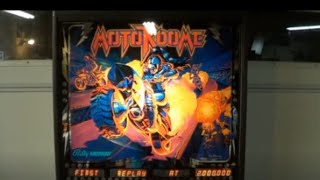 MOTORDOME PINBALL MACHINE  BY BALLY 1986 [upl. by Violet]