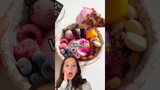 I Made VIRAL DRY YOGURT 😱😳🍓🥣 how to make dried yogurt [upl. by Cissiee244]