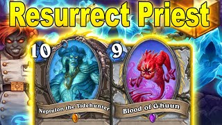 Best Priest Deck Ever Resurrect Priest Has 81 Winrate At March of the Lich King  Hearthstone [upl. by Lieno]