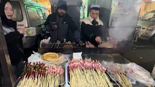 Yiwu Night Market Halal Yummy Food [upl. by Chapnick]