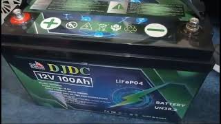 DJDC LiFePo4 Lithium Battery price in Bangladesh  12v 100 Ah Lithium Battery [upl. by Atalaya]