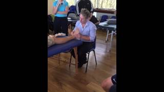 How to Mobilse and Manipulate HVT Grade 5 to the Talus Bone of the Ankle [upl. by Inalaek]